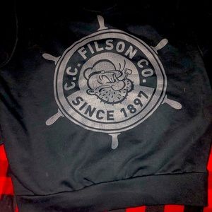Filson Popeyes double hoodie size large euc